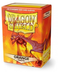 Dragon Shield Matte Standard-Size Sleeves - Orange - 100ct